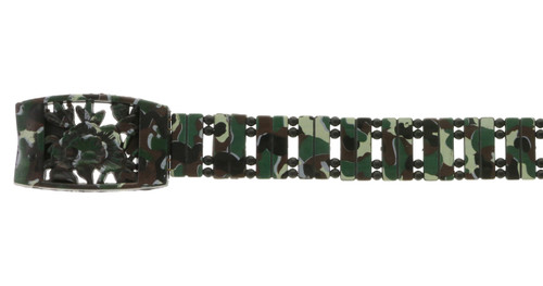 Plastic Camouflage Print Belt 06BLT99136