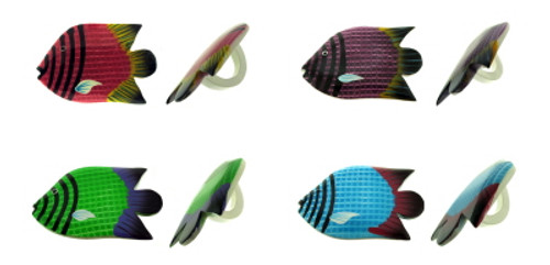 Hand Painted Fish Shaped T-Shirt Ties TST75