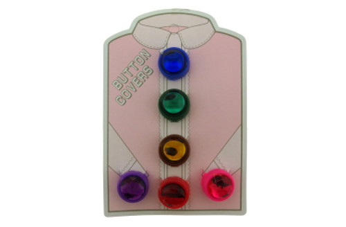 Assorted Colored Button Covers BUC28721C Assorted Colored Button Covers BUC28721C