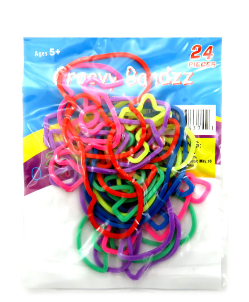 SHAPED ALPHABET 24 PACK BRACELETS