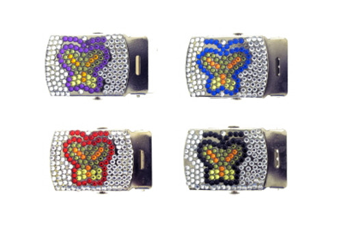 Crystal Studded Butterfly Belt Buckle BBK0020 Crystal Studded Butterfly Belt Buckle BBK0020