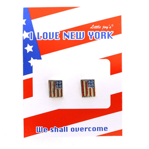 911 COMMEMORATIVE FLAG EARRING FE1066A