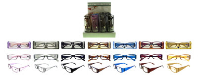 Shiny Plastic Reading Glasses MSR24