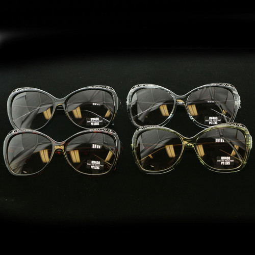 Shatter Resistant UV 400 Polycarbonate Lens Oversize Sunglasses 26SG7836