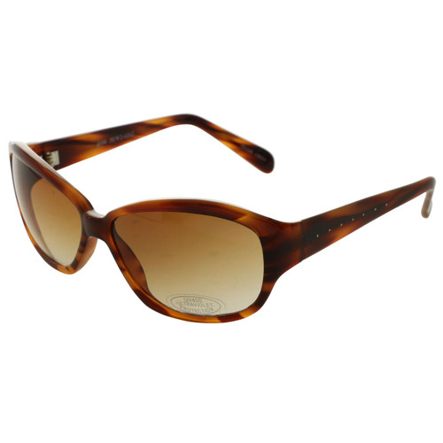 UV 400 Tortoise-Shell Acrylic Frame Rectangle Sunglasses 26SG4644