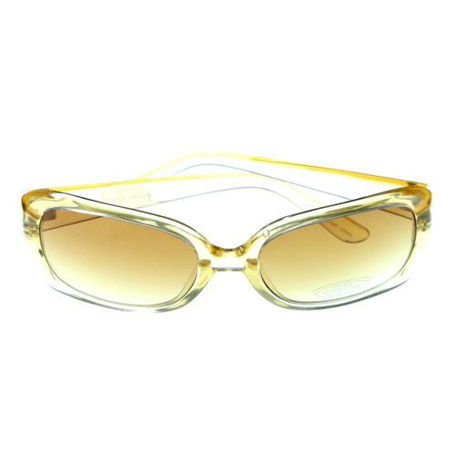UV 400 Yellow Tone Rectangular Sunglasses 24SG4923