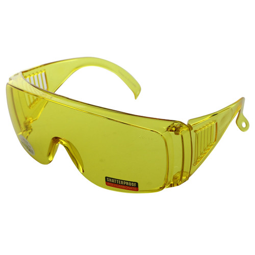 UV 400 Night Driving Shatterproof Goggle Sunglasses Yellow 18SG2708ND