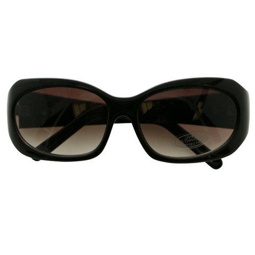 UV 400 Wide Rim Black Rectangular Sunglasses 15SG5939