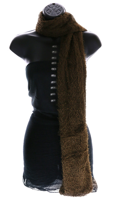 70" Fuzzy Winter Scarf in Assorted Colors