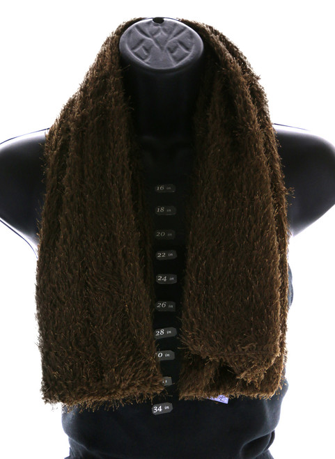 70" Fuzzy Winter Scarf in Assorted Colors