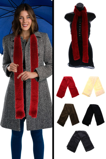 72" Fuzzy Winter Scarf in Assorted Colors 72" Fuzzy Winter Scarf in Assorted Colors