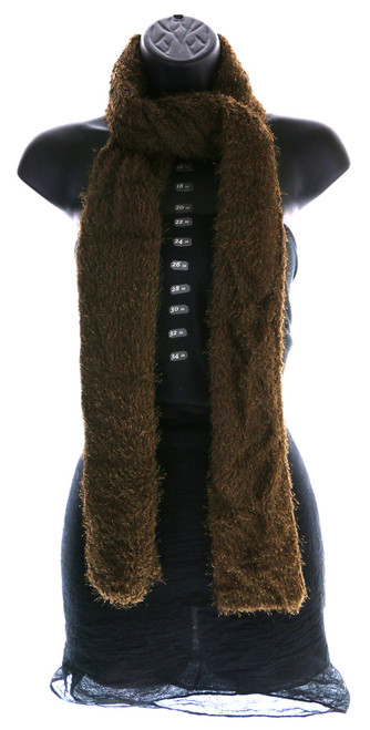 70" Fuzzy Winter Fashion Scarf in Assorted Colors