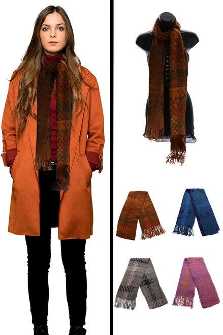 85" Knit Fashion Scarf in Assorted Colors 85" Knit Fashion Scarf in Assorted Colors