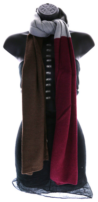 80" Reversible Winter Scarf in Assorted Colors