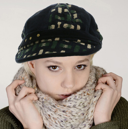 Winter  Stretch Fit Baker Boy Hat HAT006