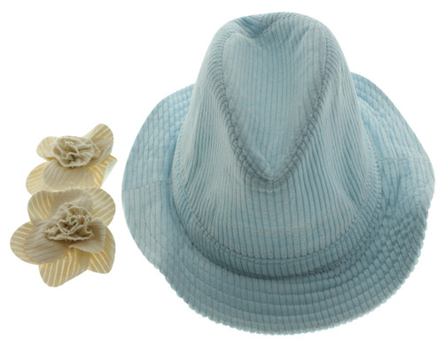 Cotton Flower Trilby Hat HAT008