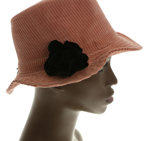 Cotton Flower Trilby Hat HAT008
