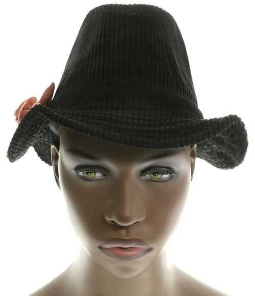 Cotton Flower Trilby Hat HAT008