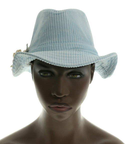 Cotton Flower Trilby Hat HAT008