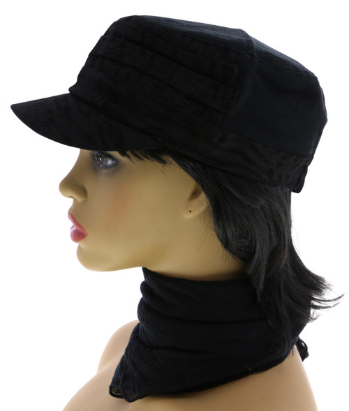 Stretch Fit Printed Brim Hat HAT023