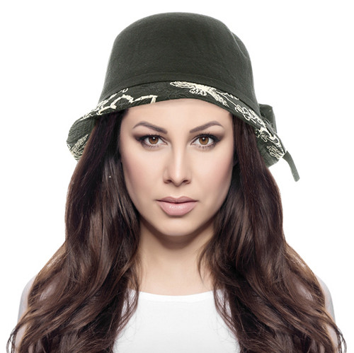 Floral Print Sizes Vary Clochet HAT056