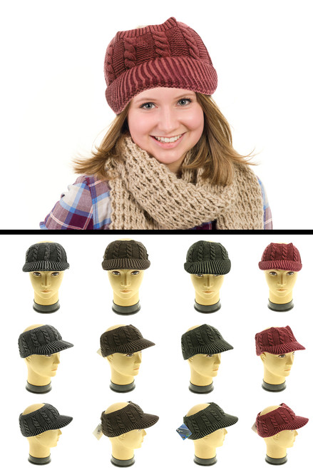 Knit Open Top One Size Fits Most Fashion Hat HAT117