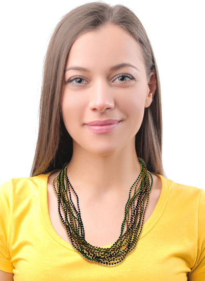 Assorted Colors Plastic Party Beads 6N243