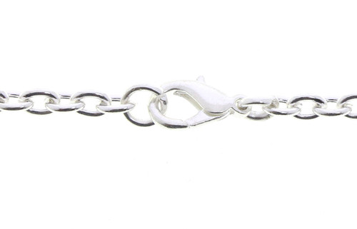 Silver Tone Fashion Necklace with Dried Flower Beads NC6386