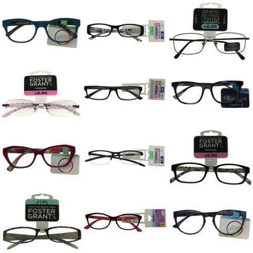 300 Pair Assorted Name-Brand Reading Glasses Deal