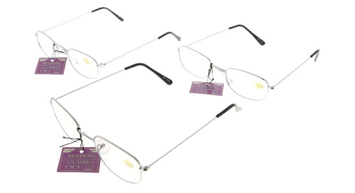 Assorted Wire-Frame Reading Glasses J357+2.50