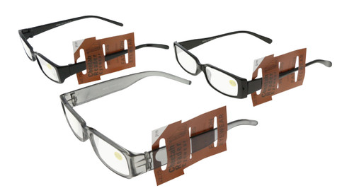 Assorted Translucent Rectangular Reading Glasses MSR006+2.75