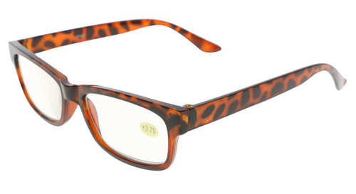 Assorted Acrylic Rectangular Reading Glasses SPM003+3.50
