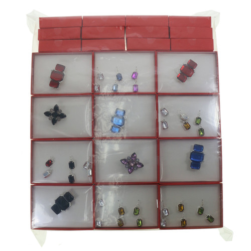 72 Piece Assorted Gift Boxed Pin & Multiple Earring Sets RGBASST01