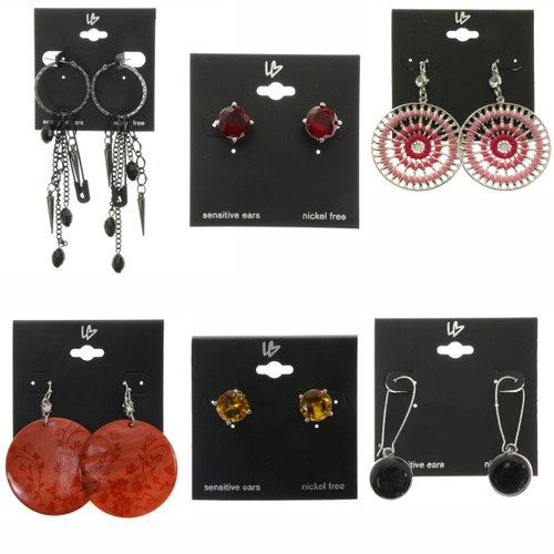 72pc Premium Name Brand Earring Assortment - GAJLBEA01