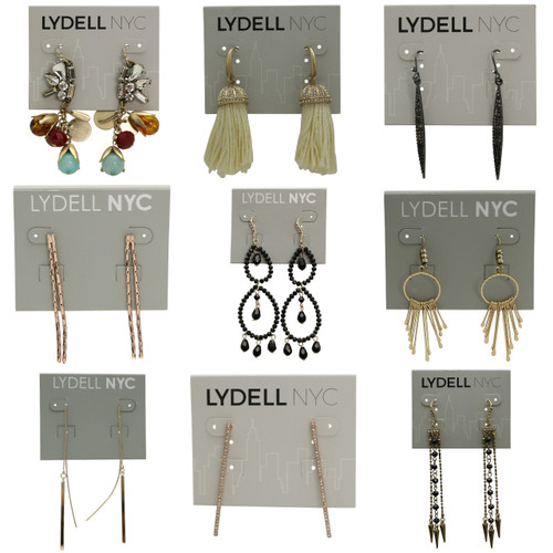 1 Dz Premium Name Brand Earring Assortment - GAJLYDEA02