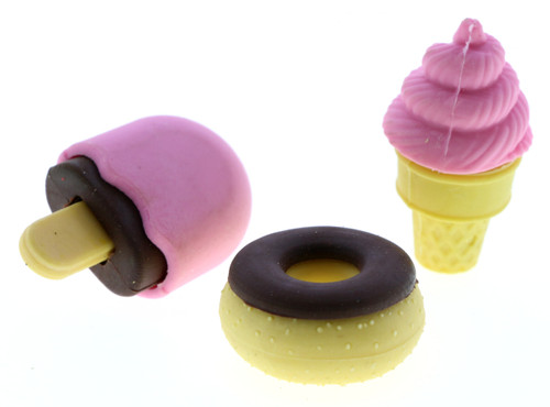 Japanese Puzzle Eraser Display Unit w/ 24 Packs of 6 Erasers