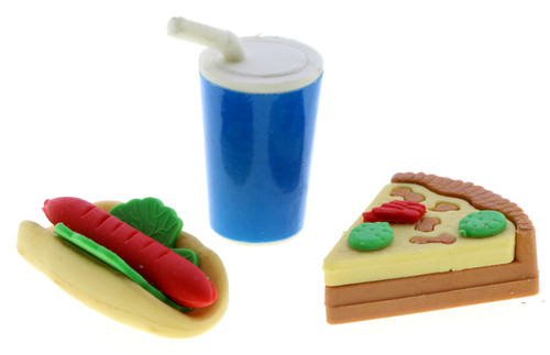 Japanese Puzzle Eraser Display Unit w/ 24 Packs of 6 Erasers