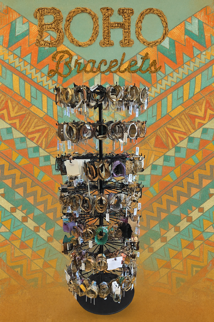 BOHO Bracelets display BOHO Bracelets display