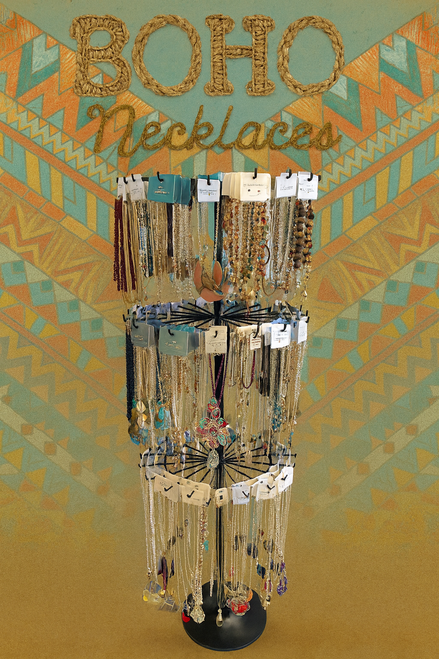 BOHO Necklace Display BOHO Necklace Display