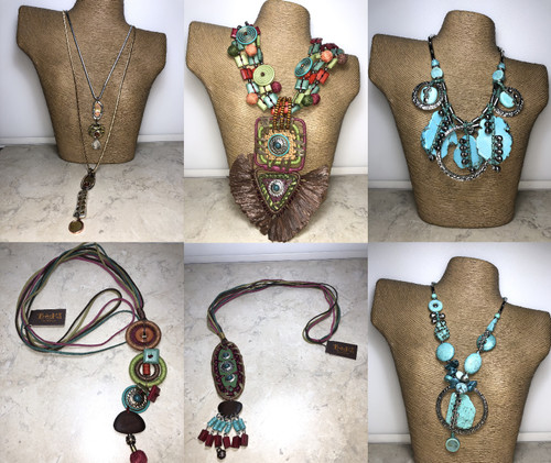 Assorted Treska Necklaces (dozen)