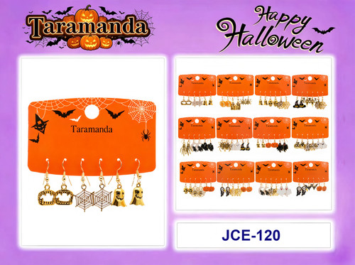Taramanda Halloween Earrings (Assorted Dozen Pack)