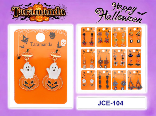 Taramanda Halloween Earrings (Assorted Dozen Pack)