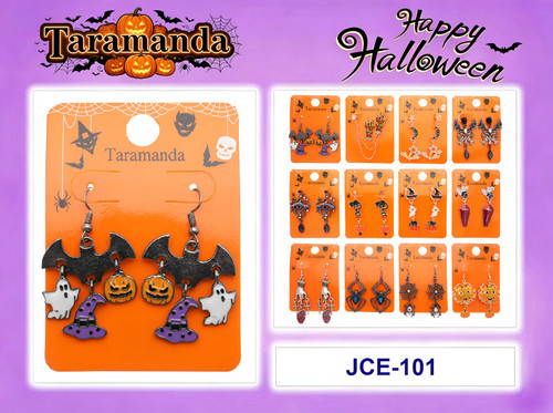 Taramanda Halloween Earrings (Assorted Dozen Pack)