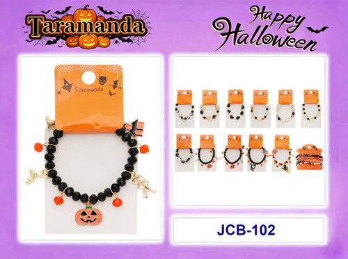 Taramanda Halloween Bracelets (Assorted Dozen Pack)