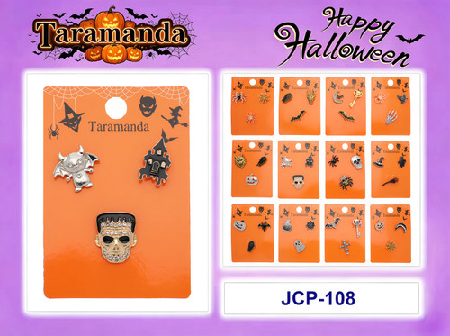 Taramanda Halloween Pins (Assorted Dozen Pack)