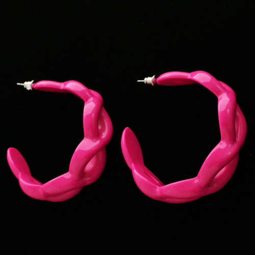 COLOR HOOP EARRING E349C