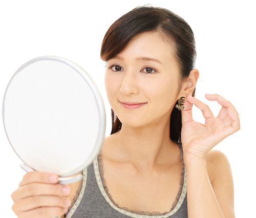 Mirror Comb Stud-Earrings With Crystal Accents Multi-Color & Gold-Tone 12 Per Package E48GC