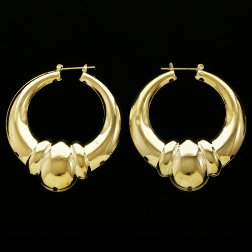 Gold-Tone Metal Dangle-Earrings 12 Per Package E90