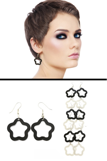 MULTIPLE EARRINGS ME417BW