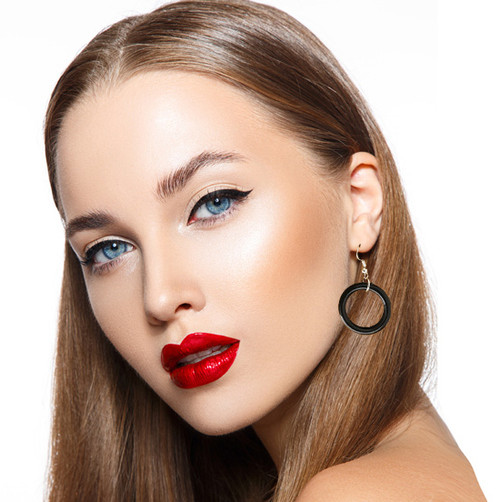 MULTIPLE DANGLE EARRINGS ME418BW